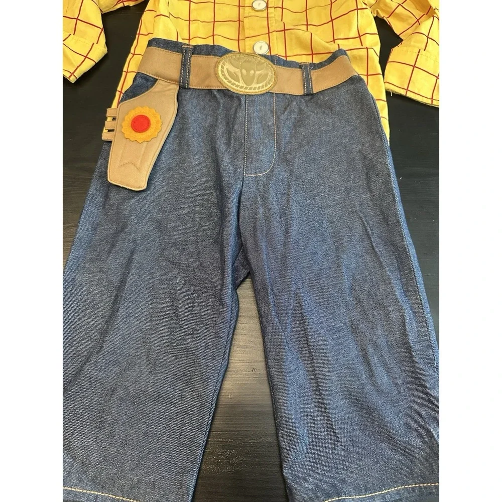 *Disney Park Toddler Toy Story‎ 3 Piece Woody Costume Size 18-24 Months